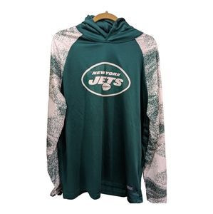 Zubaz NFL New York Jets Lightweigt Polyester Hoodie. Men's Size XL